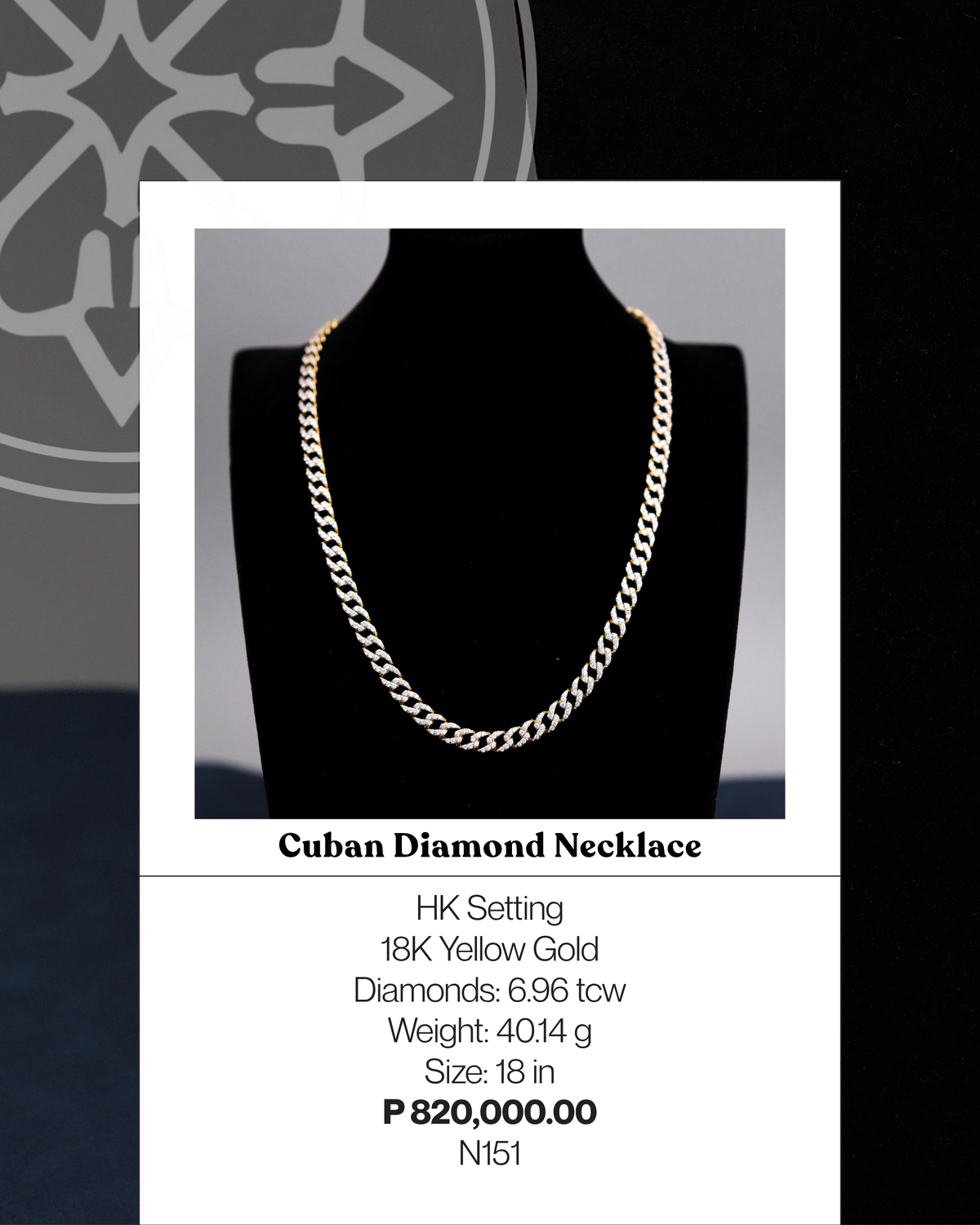 Cuban Diamond Necklace