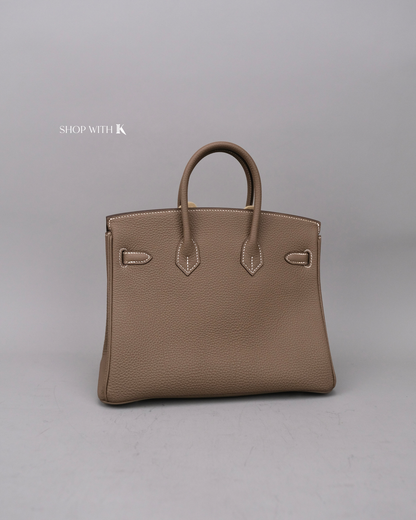 Hermes Birkin 25 Etoupe PHW