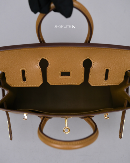 Hermes Birkin 25 Bronze Dore GHW