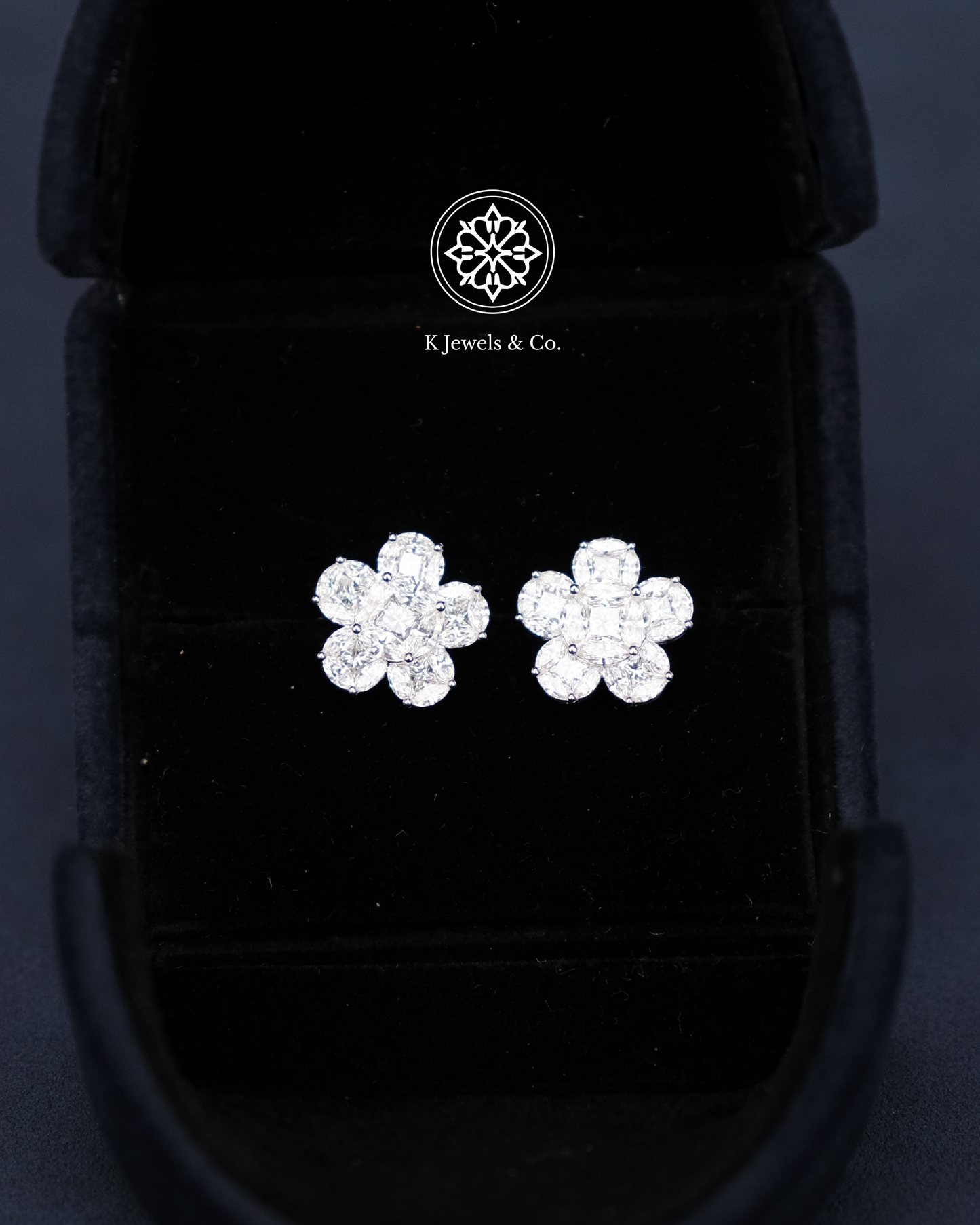 Flower Diamond Earrings