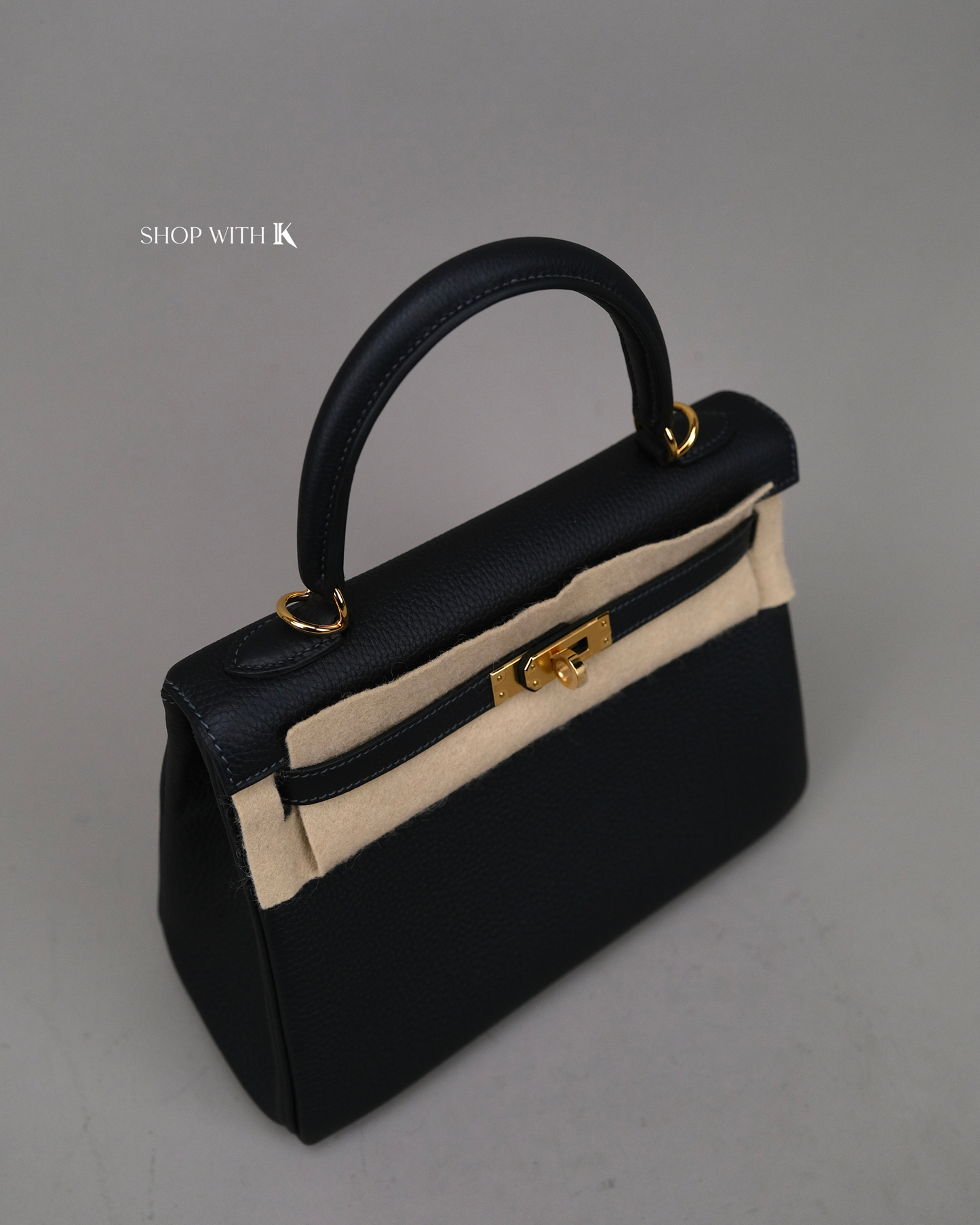 Hermes Kelly 25 Caban GHW