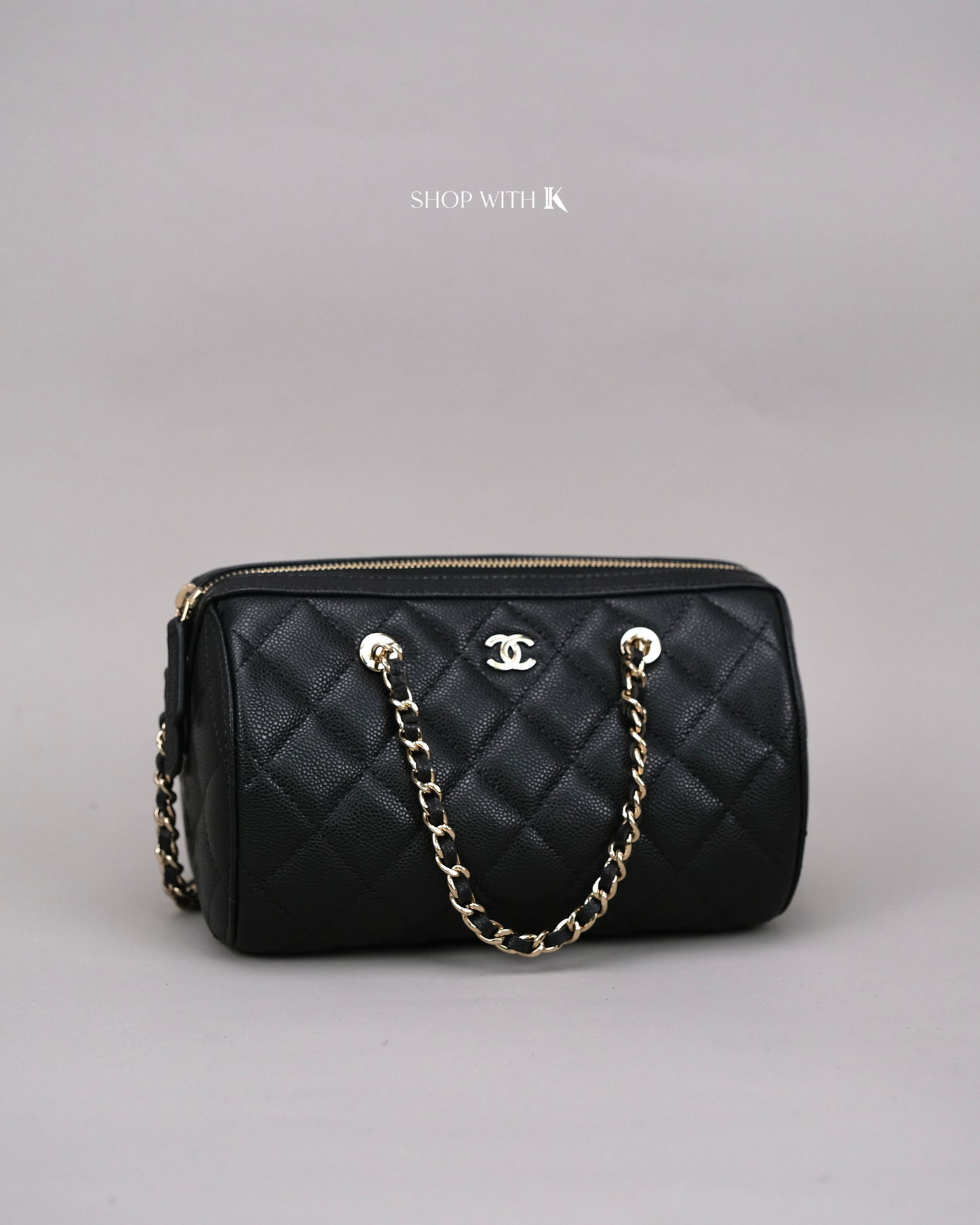 Chanel 25P Bowling Bag CGHW
