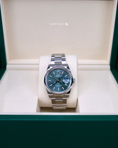 Rolex Datejust Oyster Perpetual Mint Green Dial - 36mm