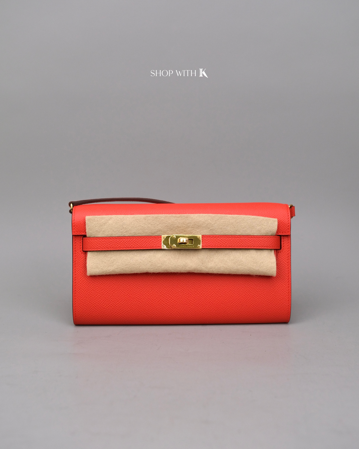 Hermes Kelly to Go Rose Texas GHW