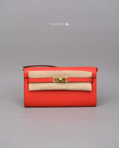 Hermes Kelly to Go Rose Texas GHW