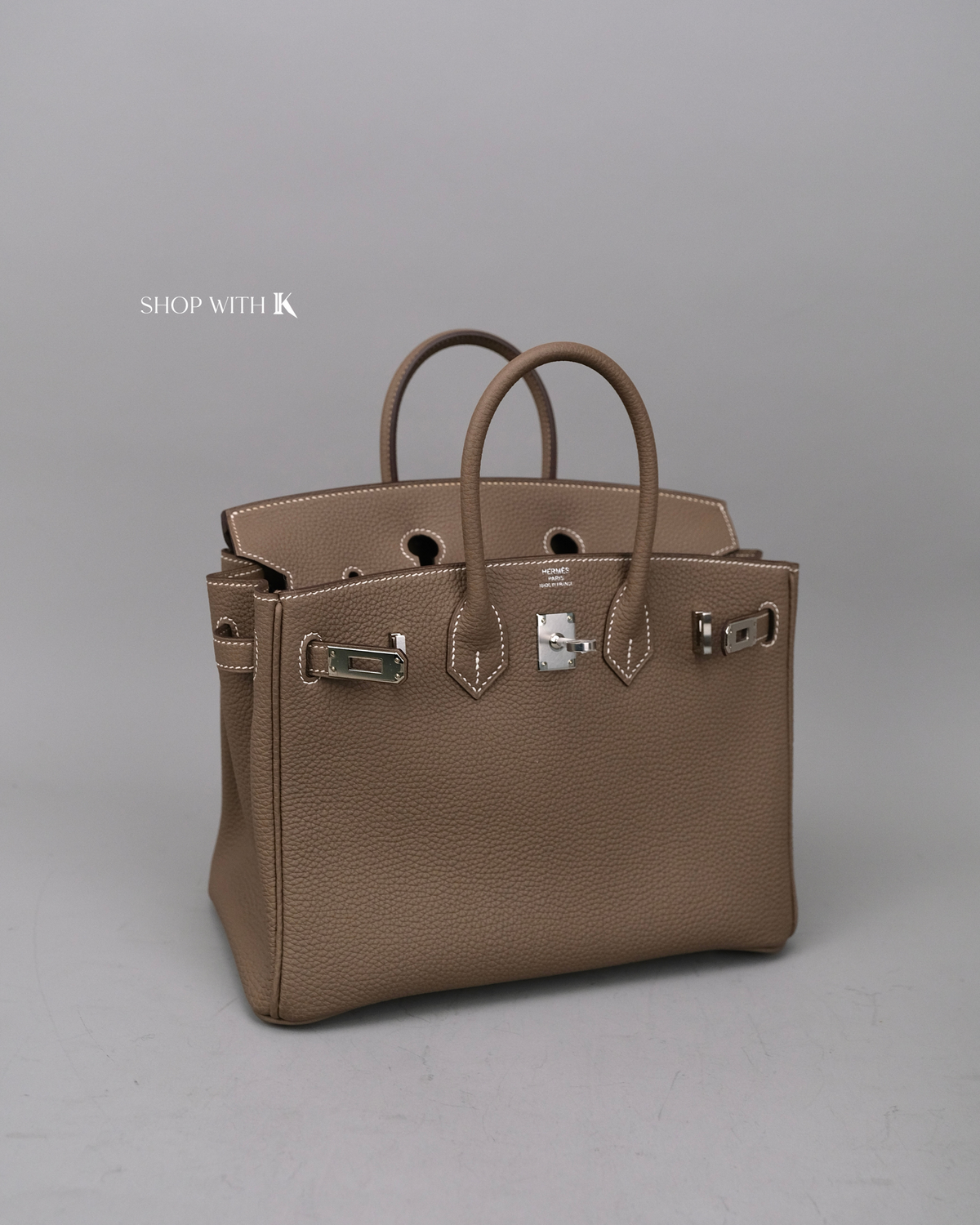 Hermes Birkin 25 Etoupe PHW