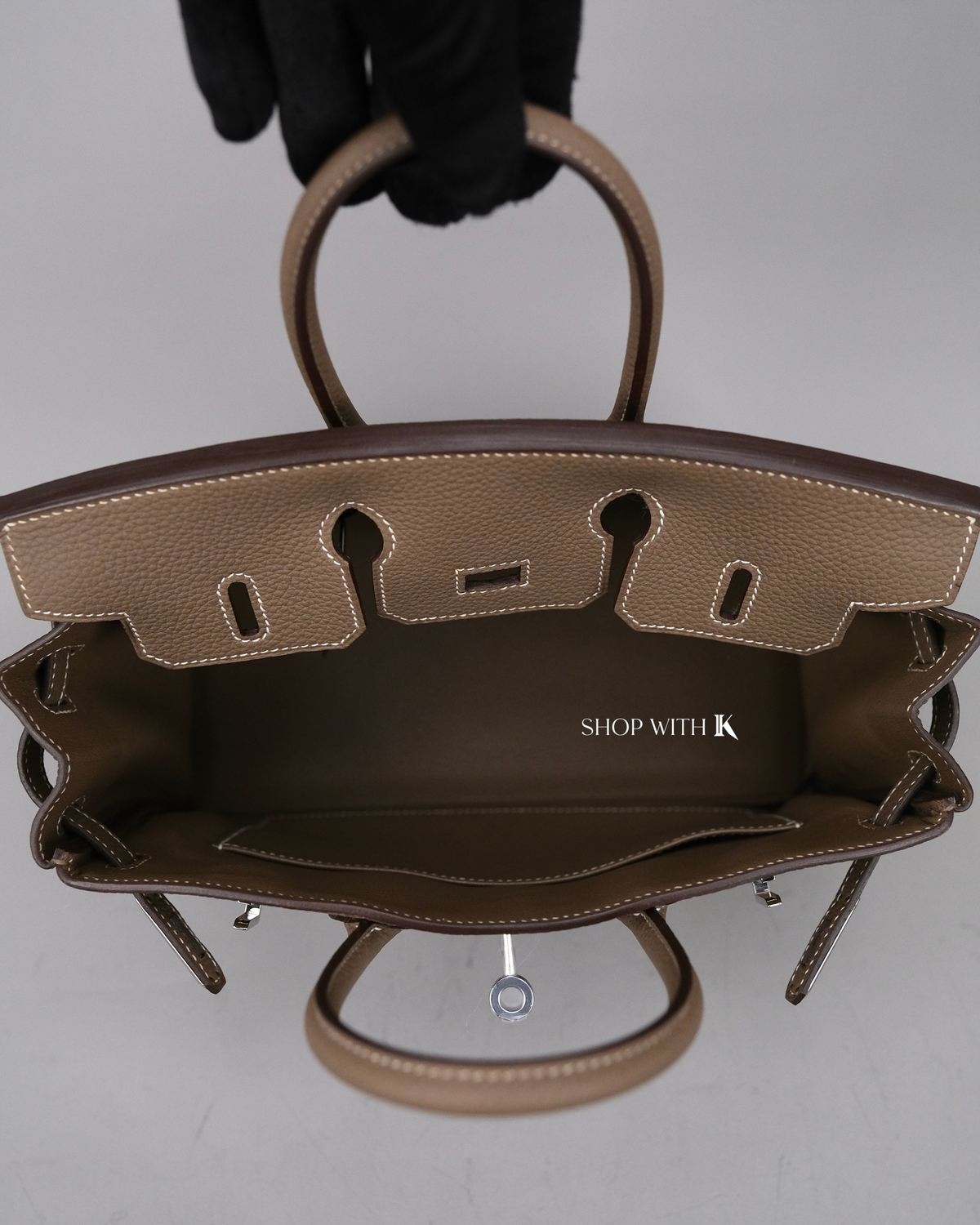 Hermes Birkin 25 Etoupe PHW