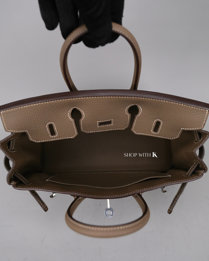 Hermes Birkin 25 Etoupe PHW