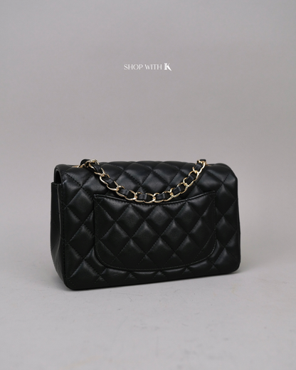 Chanel Mini Rectangle Black GHW