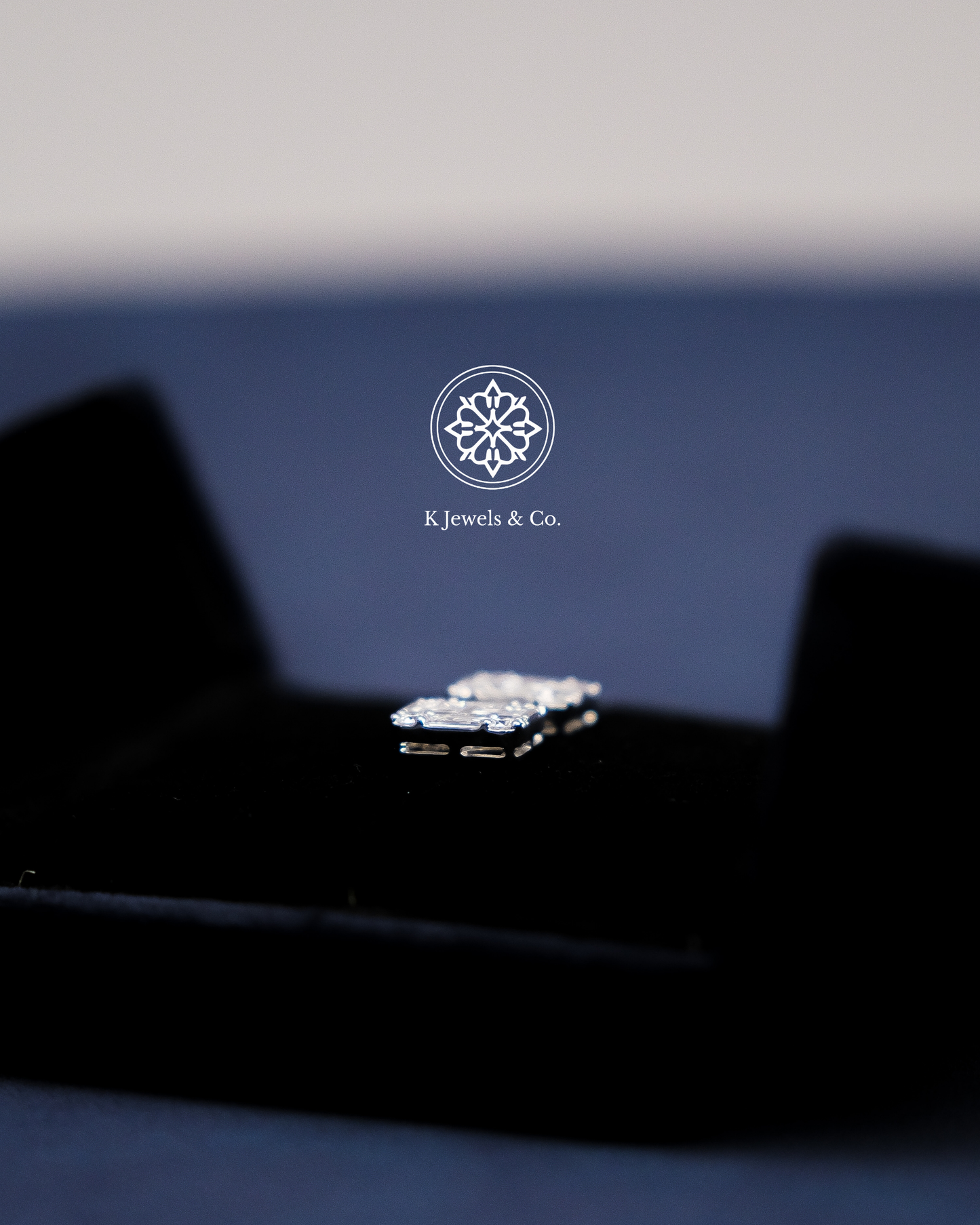 Emerald Illusion Diamond Earrings