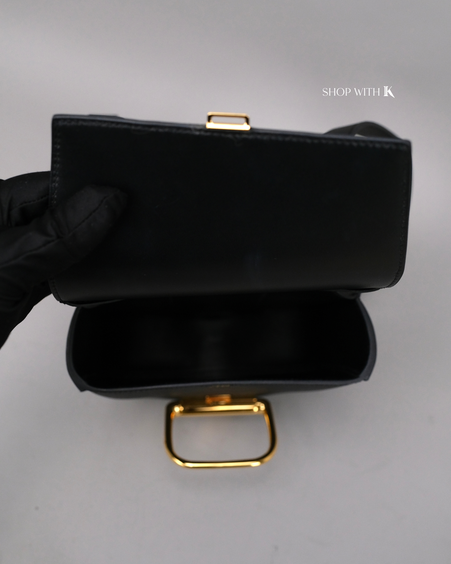 Hermes Mini Della Cavalleria Noir GHW