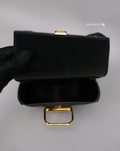Hermes Mini Della Cavalleria Noir GHW