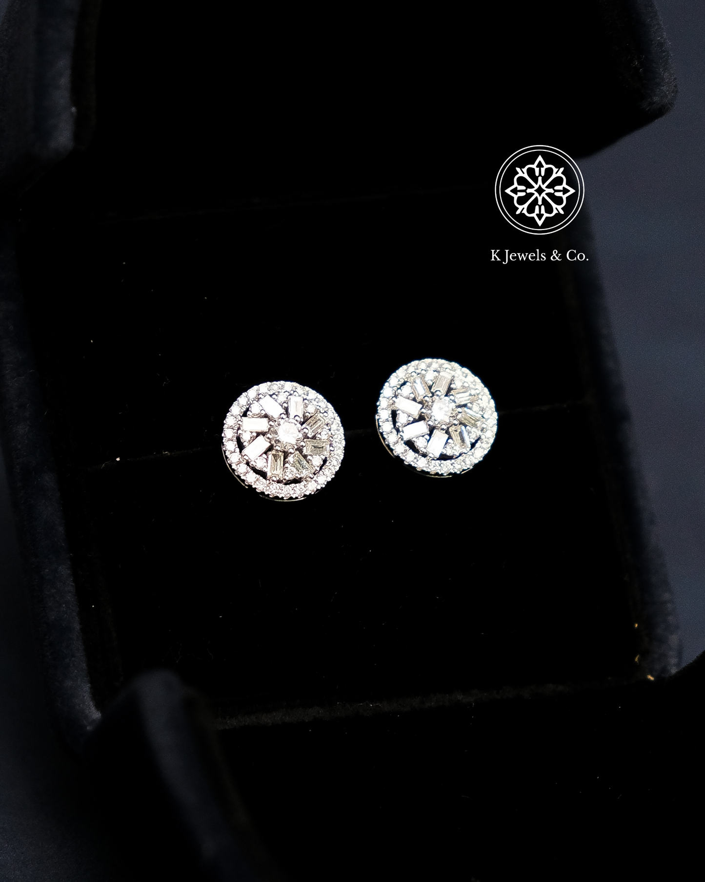 Halo Diamond Earrings