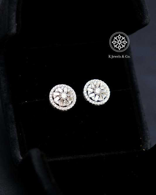 Halo Diamond Earrings