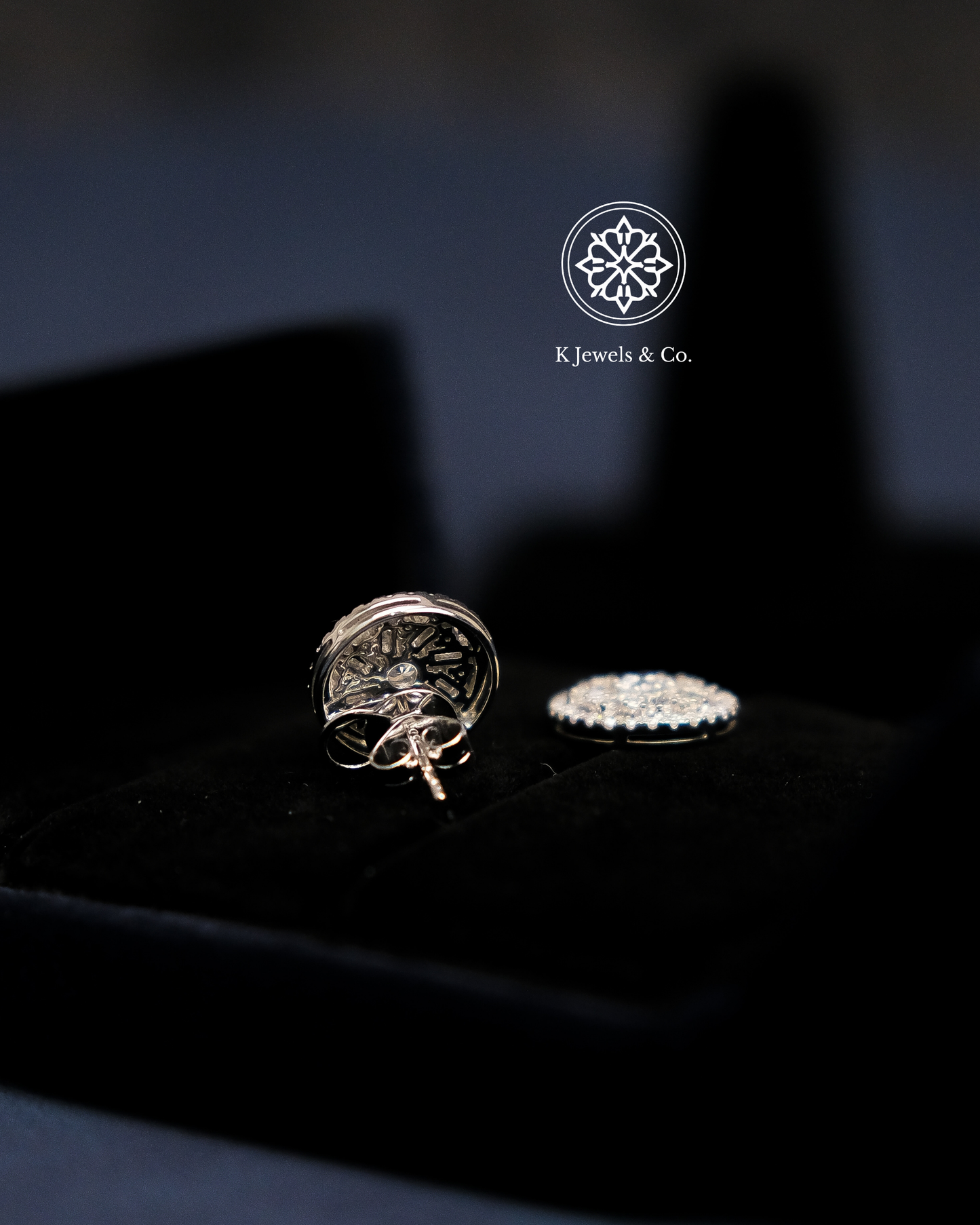 Halo Diamond Earrings