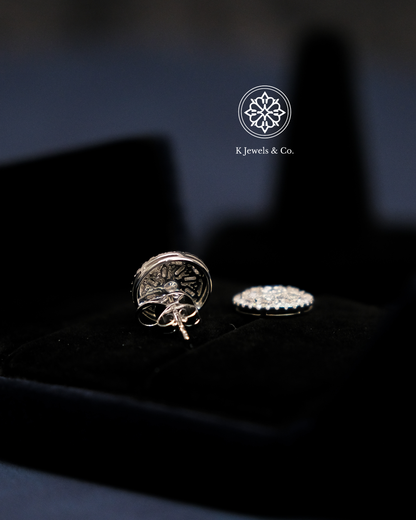 Halo Diamond Earrings