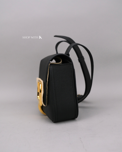 Hermes Mini Della Cavalleria Noir GHW
