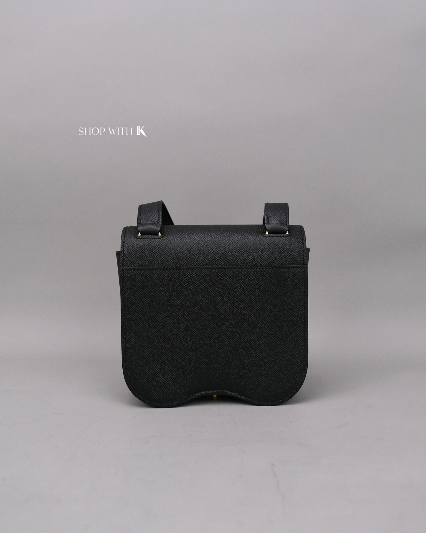 Hermes Mini Della Cavalleria Noir GHW