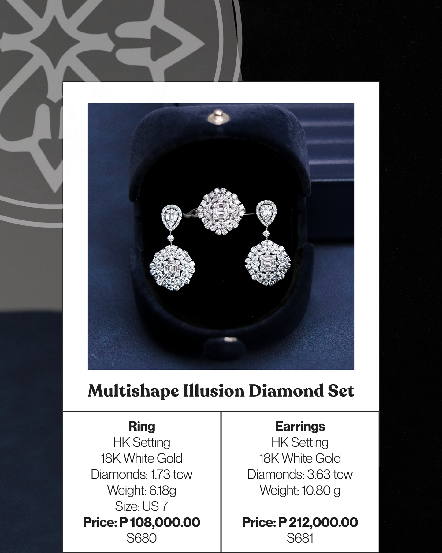 Multishape Illusion Diamond Set