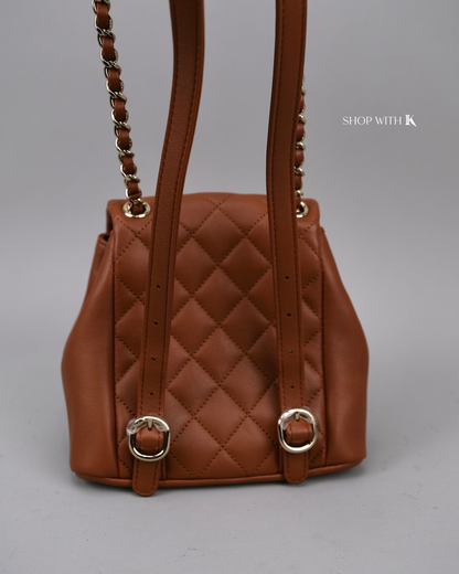 Chanel Duma Backpack Mini Caramel CGHW