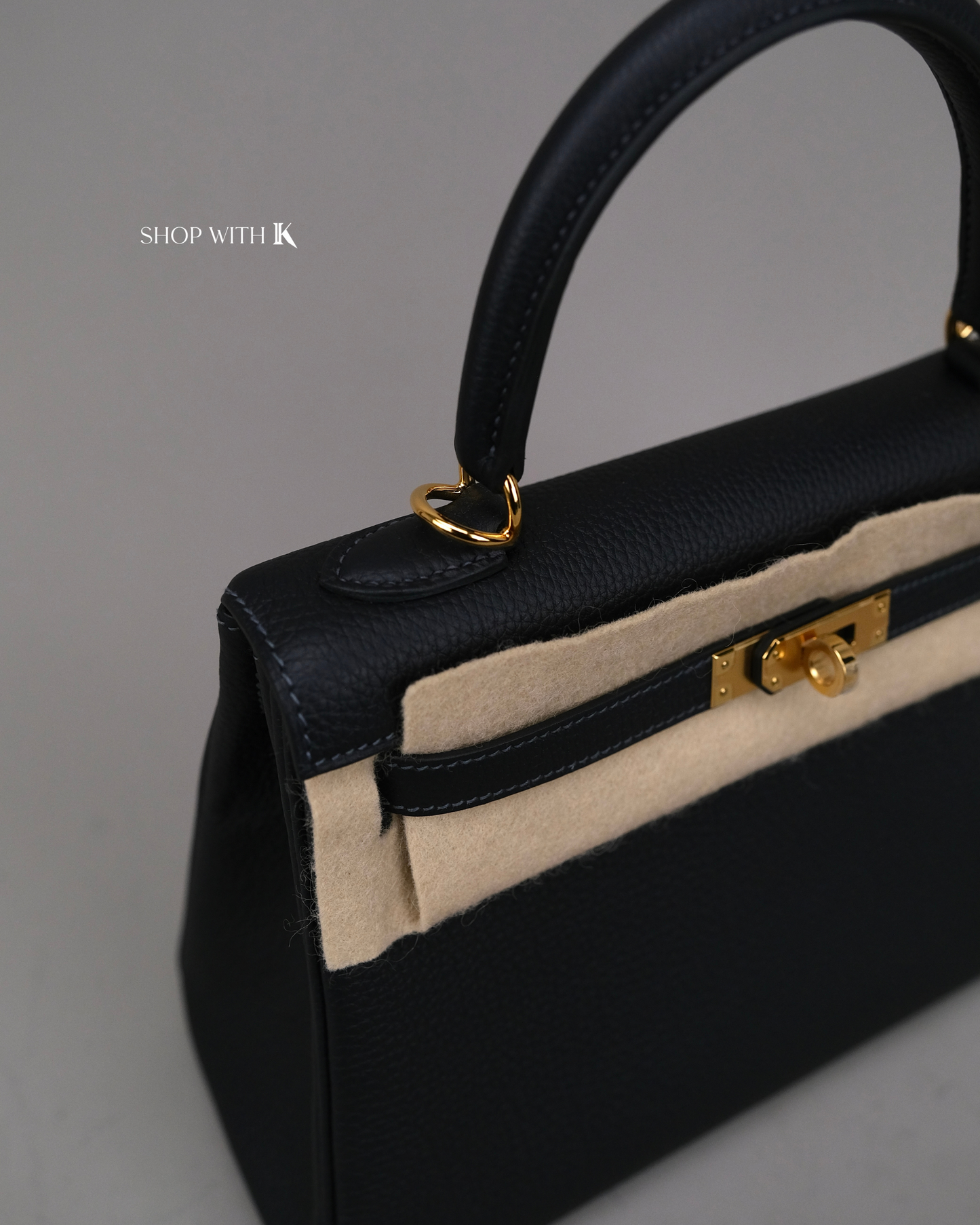 Hermes Kelly 25 Caban GHW