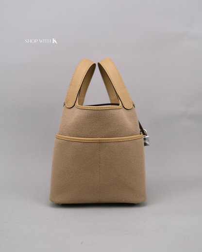 Hermes Picotin 18 Cargo Beige Marfa PHW
