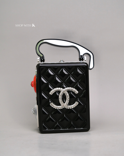 Chanel Limited Edition Plexiglass Traffic Light Bag Black