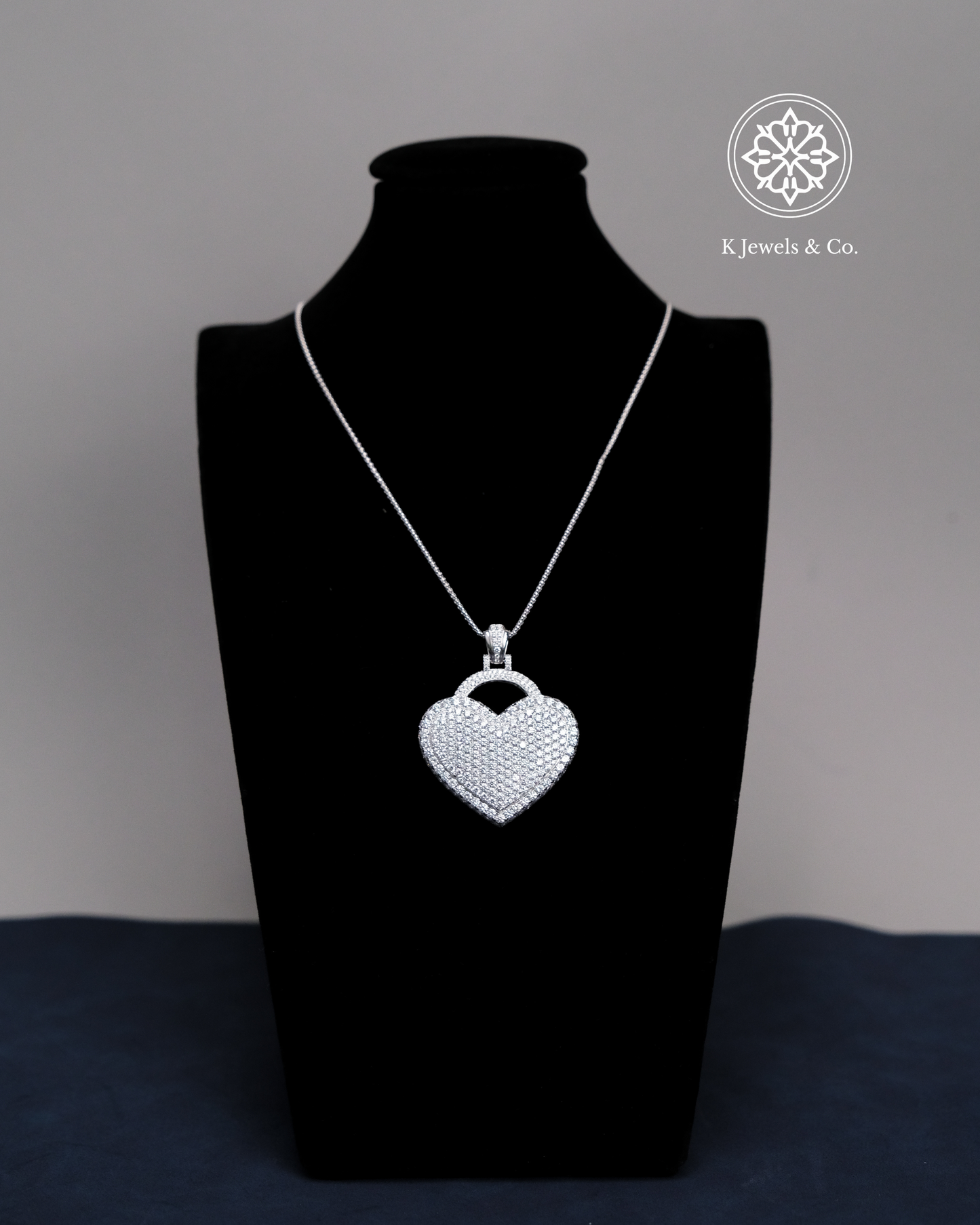 Heart Lock Diamond Necklace