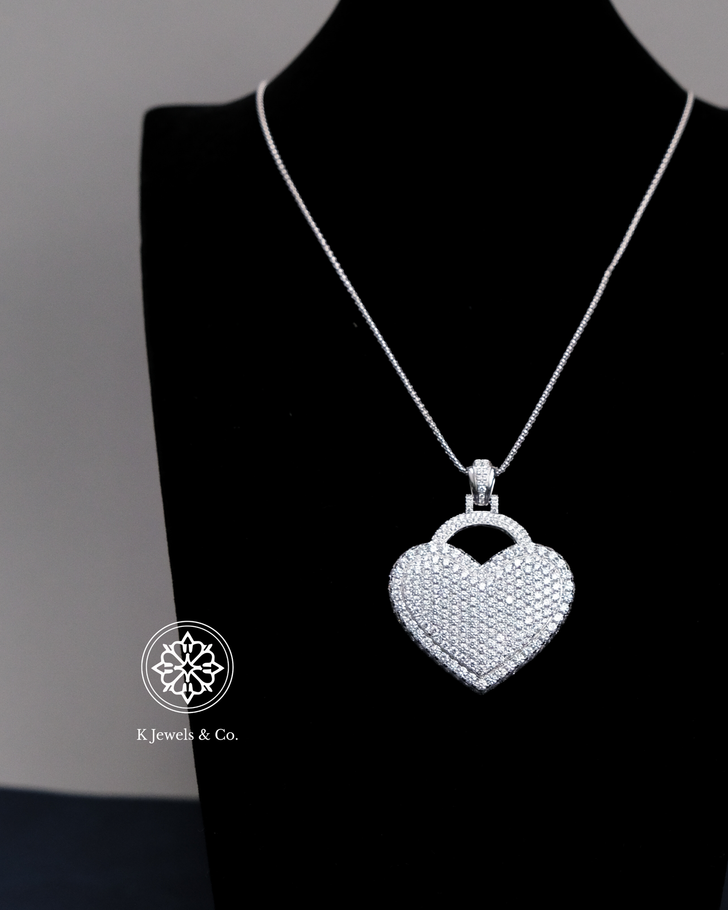 Heart Lock Diamond Necklace