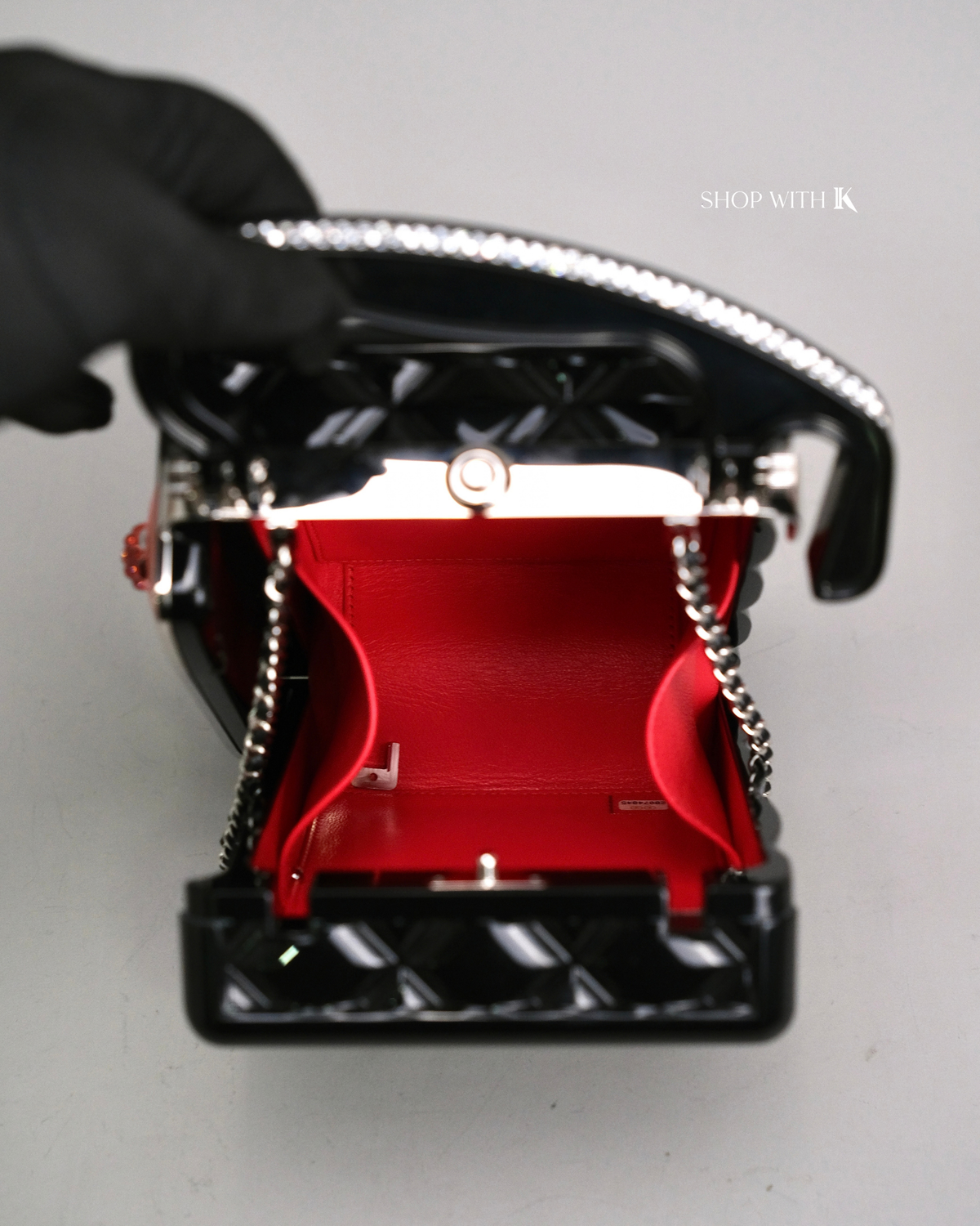Chanel Limited Edition Plexiglass Traffic Light Bag Black