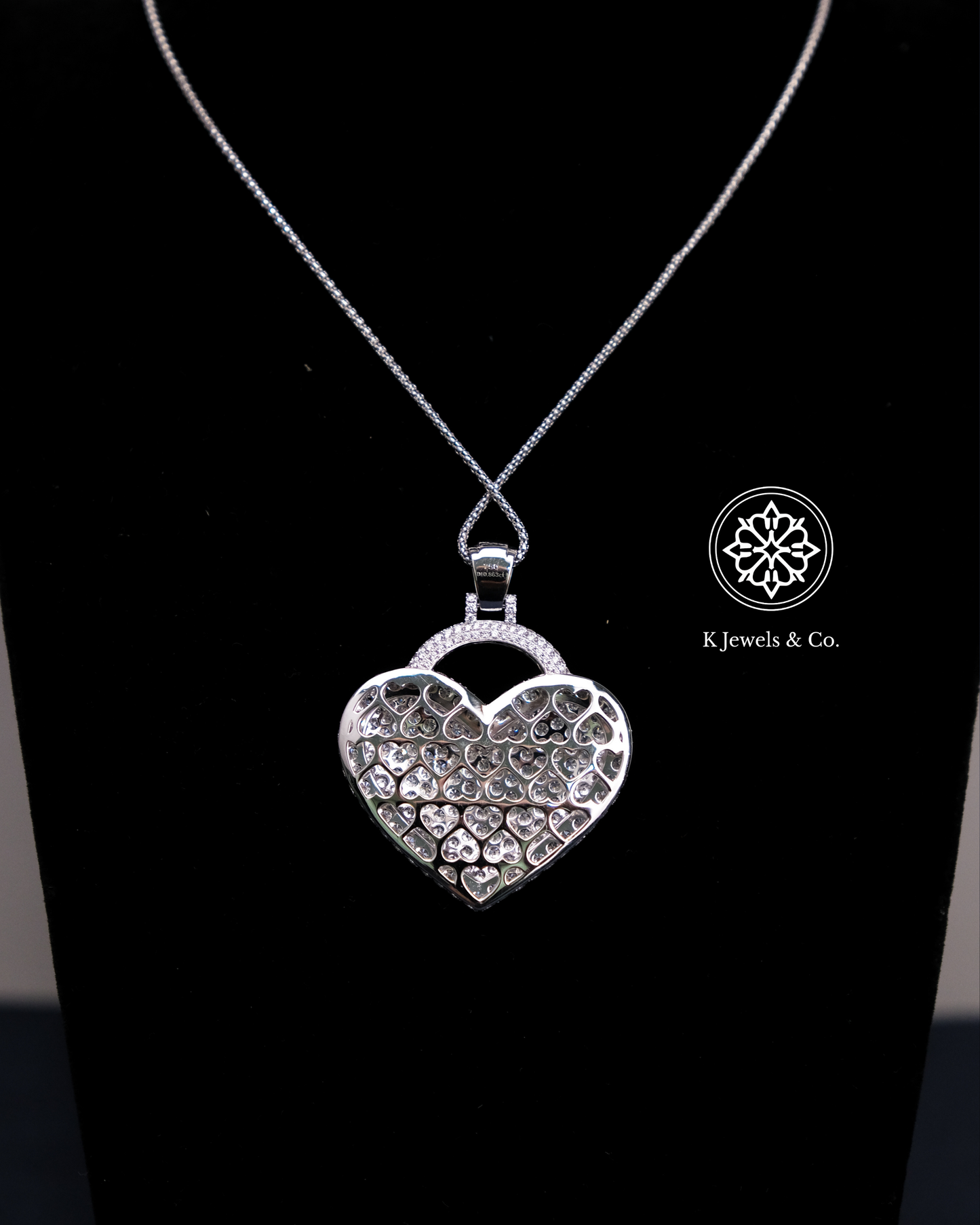 Heart Lock Diamond Necklace