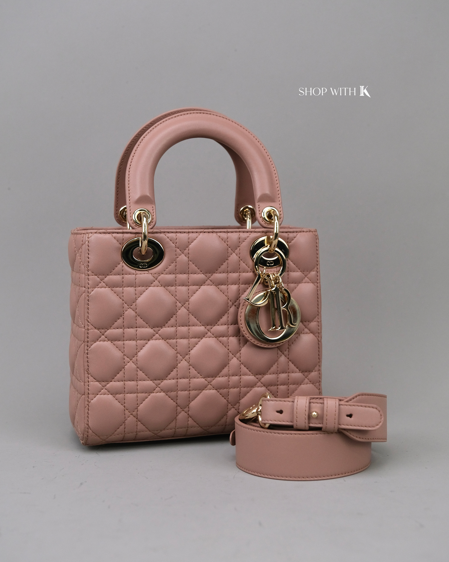 Dior Small Lady Dark Beige