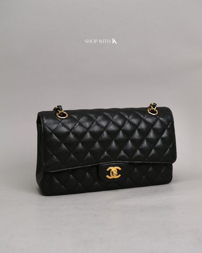 Chanel Classic Medium Flap Black GHW