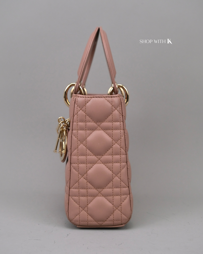 Dior Small Lady Dark Beige