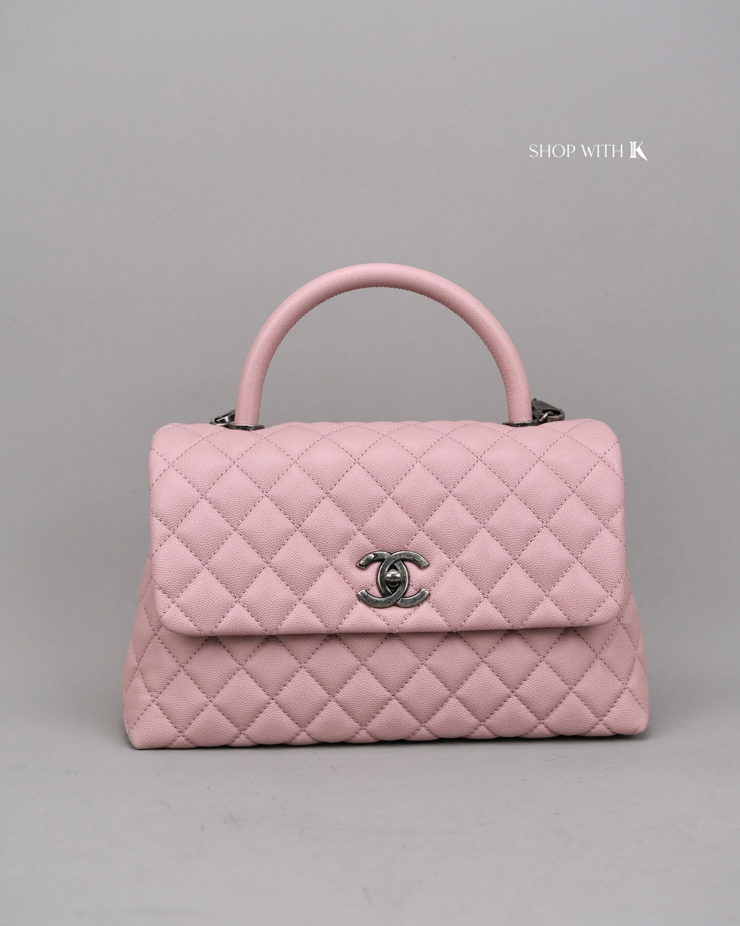 Chanel Coco Handle Pink Medium RHW