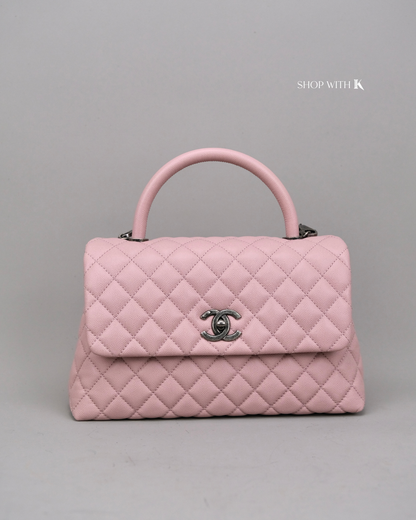 Chanel Coco Handle Pink Medium RHW