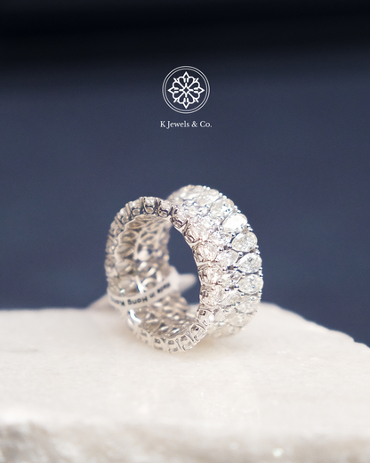Marquis Pear Cut Eternity Band Ring