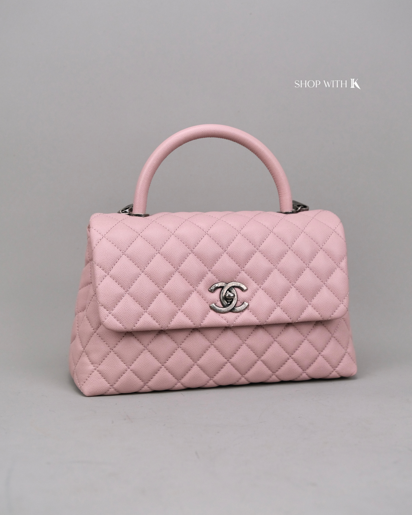 Chanel Coco Handle Pink Medium RHW