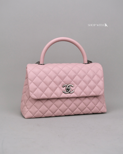 Chanel Coco Handle Pink Medium RHW