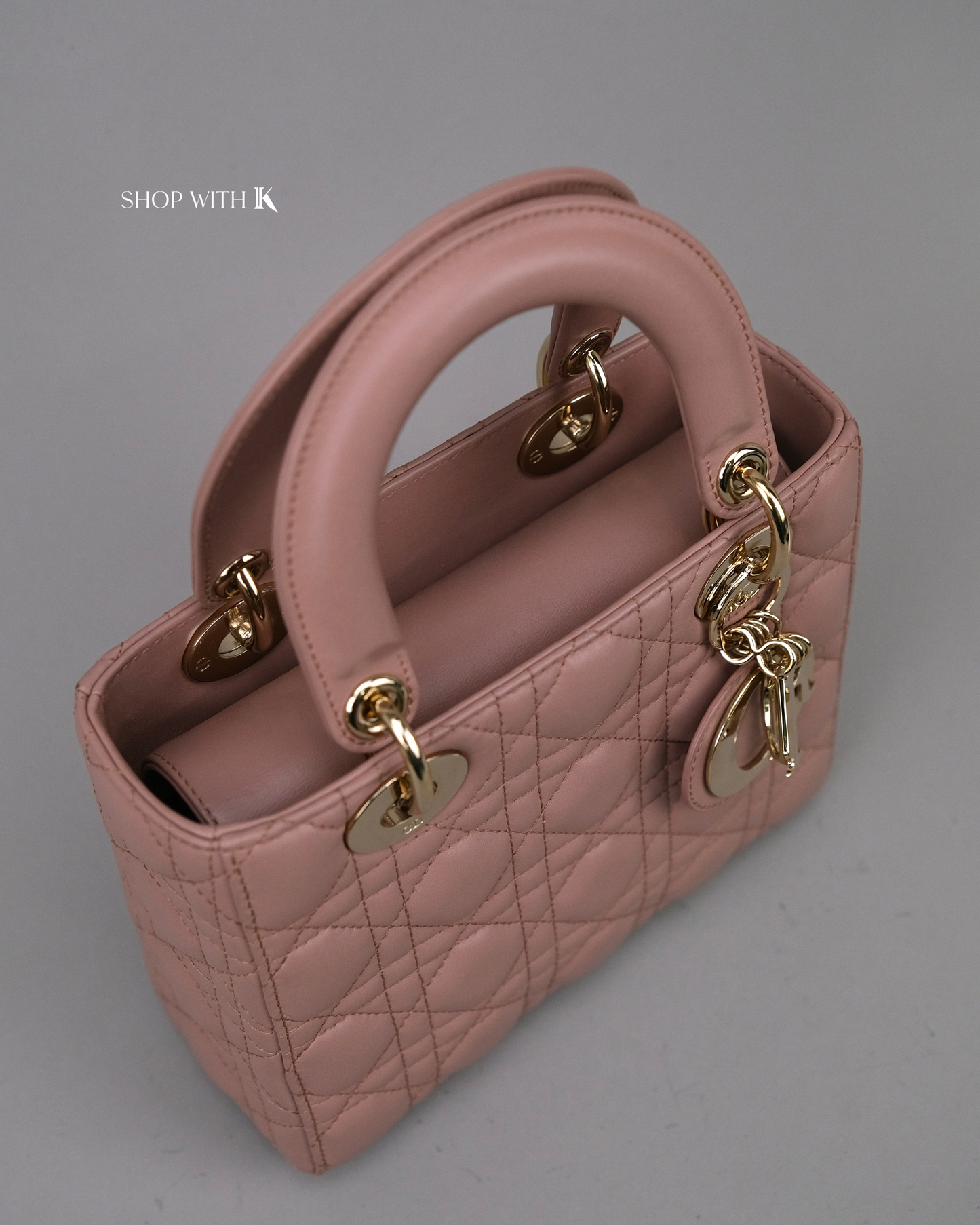 Dior Small Lady Dark Beige