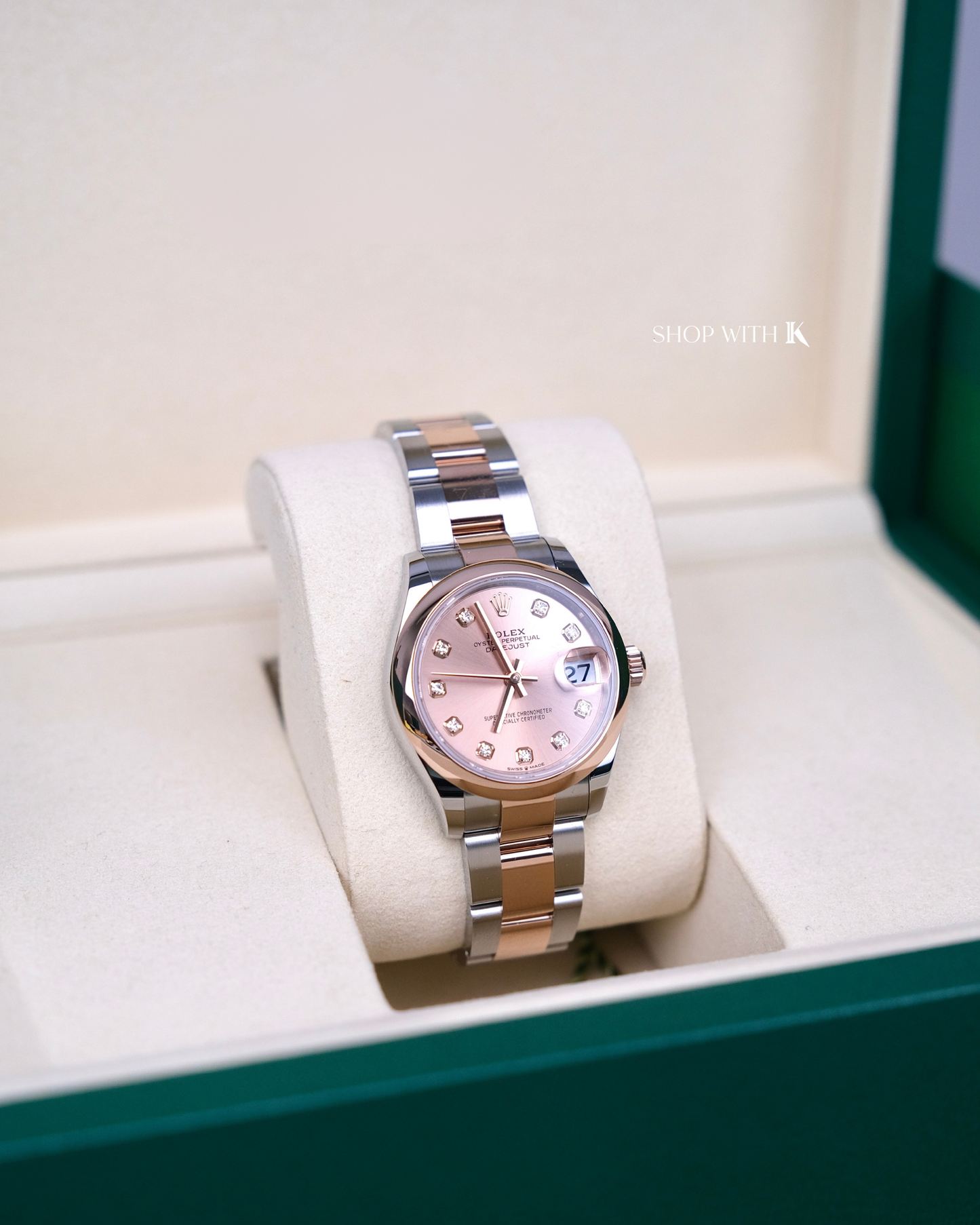 Rolex Datejust Everose Gold 31mm