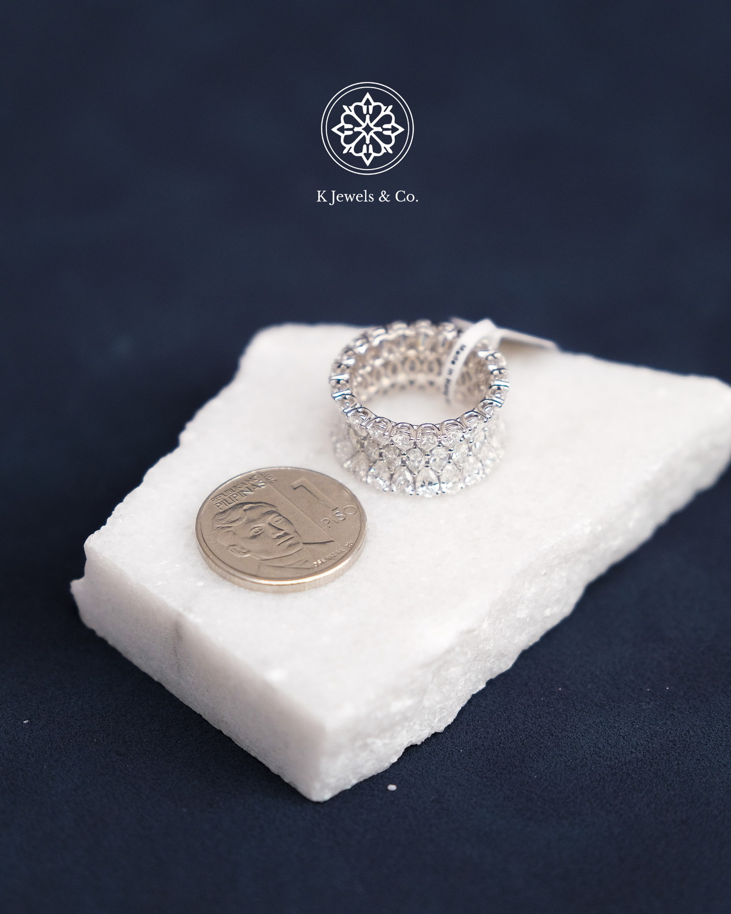 Marquis Pear Cut Eternity Band Ring