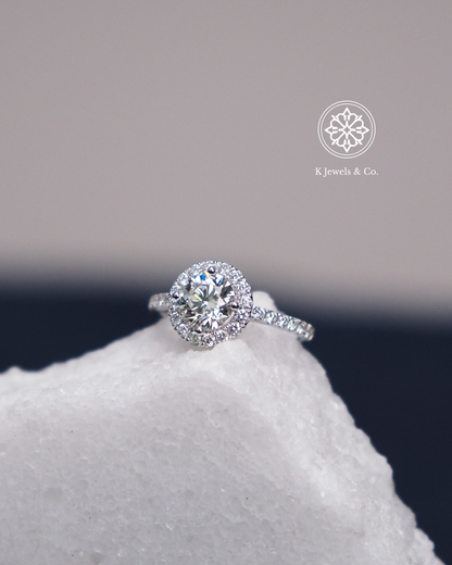 Round Diamond Ring w/ GIA