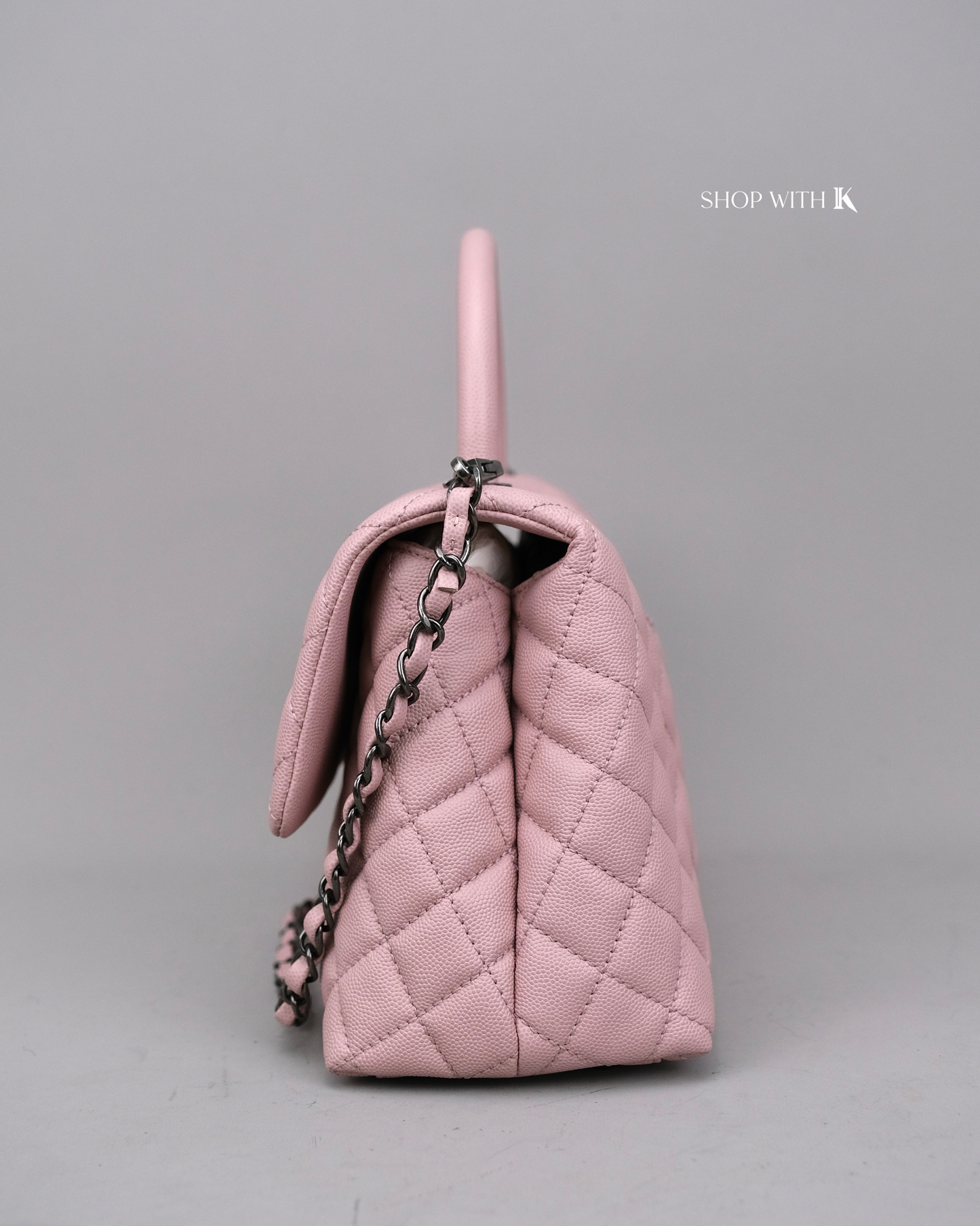 Chanel Coco Handle Pink Medium RHW