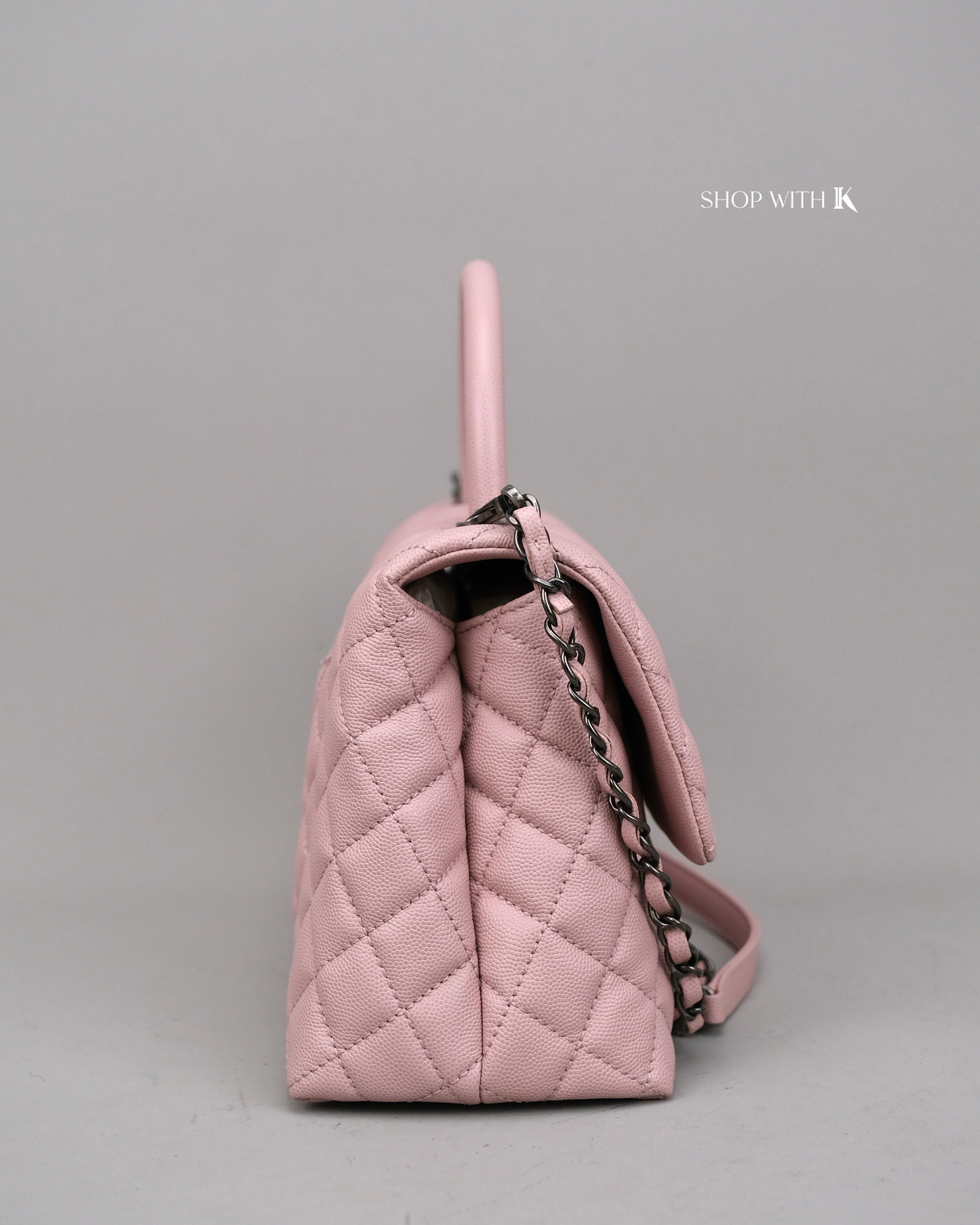 Chanel Coco Handle Pink Medium RHW