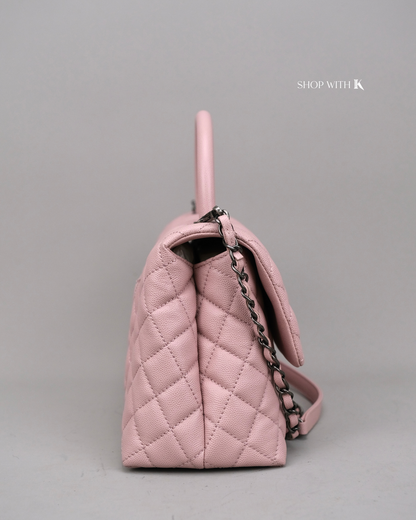 Chanel Coco Handle Pink Medium RHW