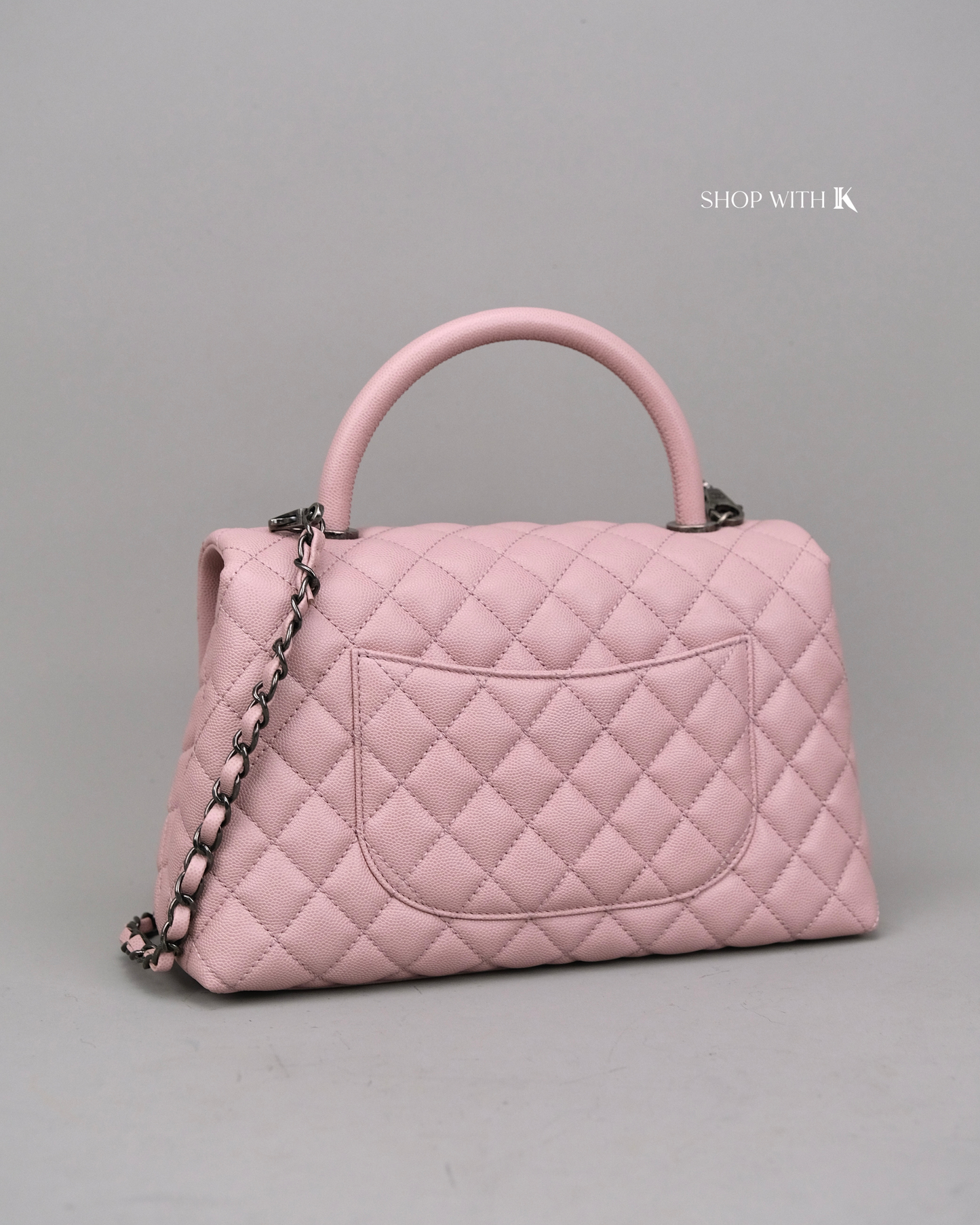 Chanel Coco Handle Pink Medium RHW