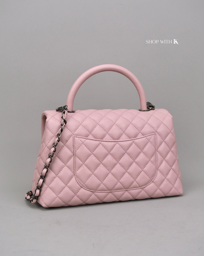 Chanel Coco Handle Pink Medium RHW