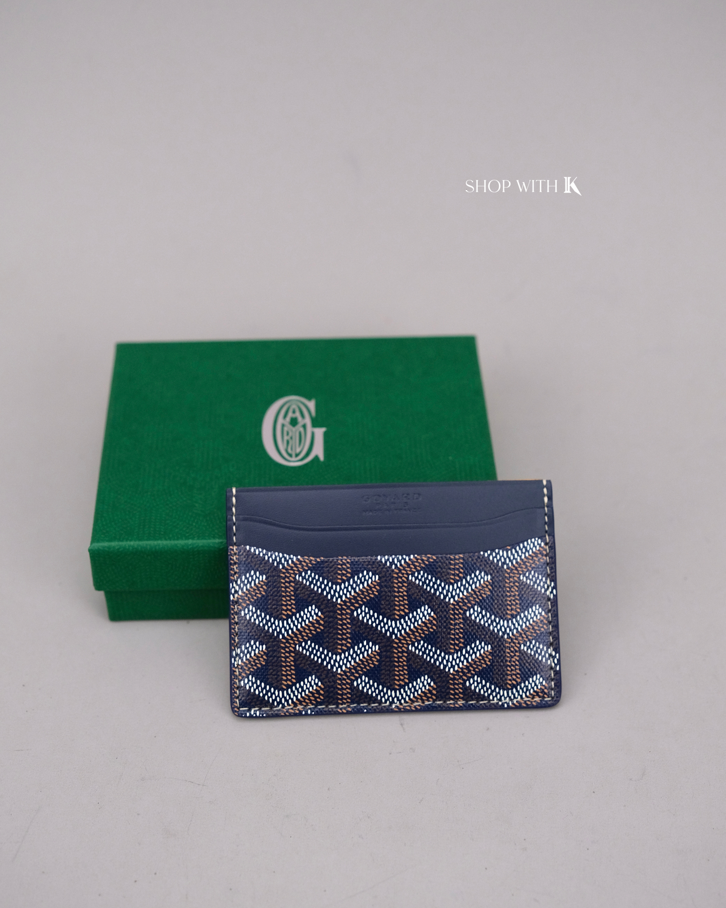 Goyard Slip Cardcase Blue