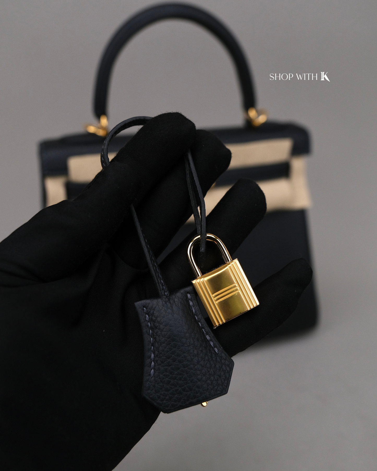 Hermes Kelly 25 Caban GHW